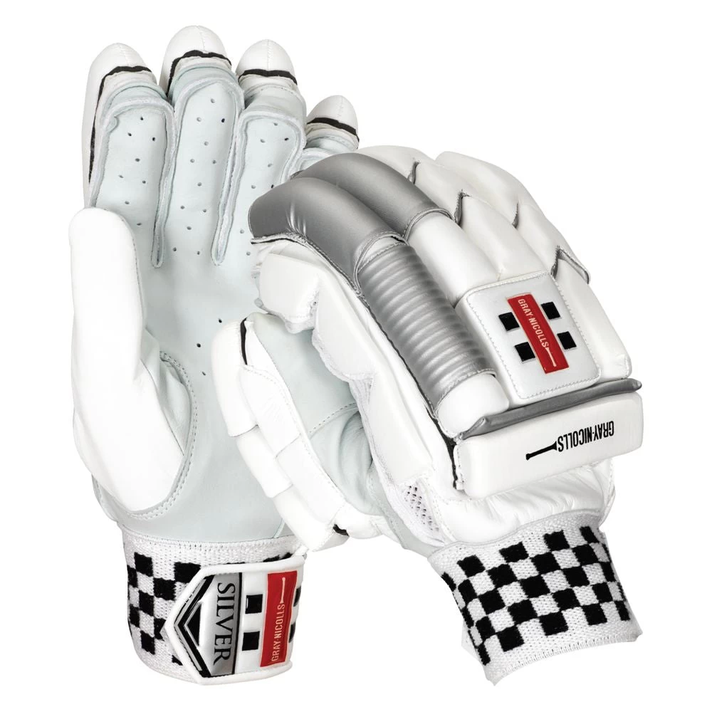 Gray-Nicolls Silver Batting Gloves