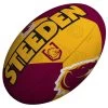 Steeden NRL Broncos Team Supporter Rugby League Balls - Size 5