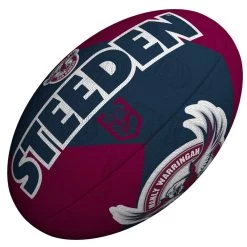 Steeden NRL Eagles Team Supporter Rugby League Balls - 11 Inch