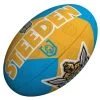 Steeden NRL Titans Team Supporter Rugby League Balls - 11 Inch